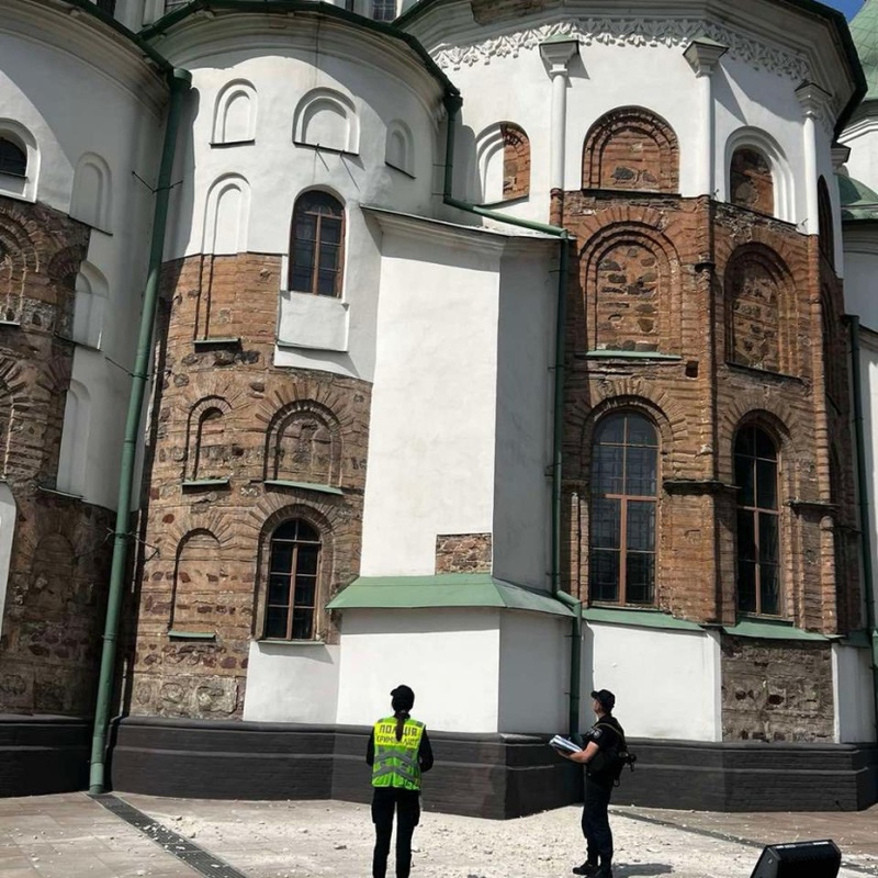 Софійський собор у Києві та Одеська кіностудія постраждали