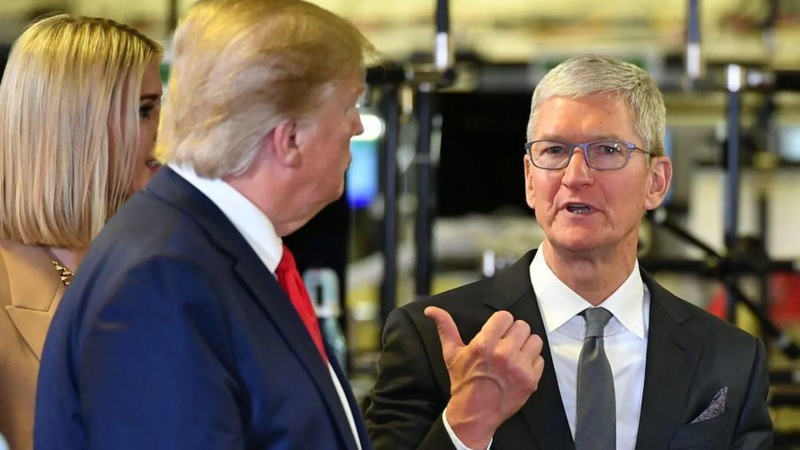 Apple інвестує $100 млрд у виробництво в США під тиском Трампа