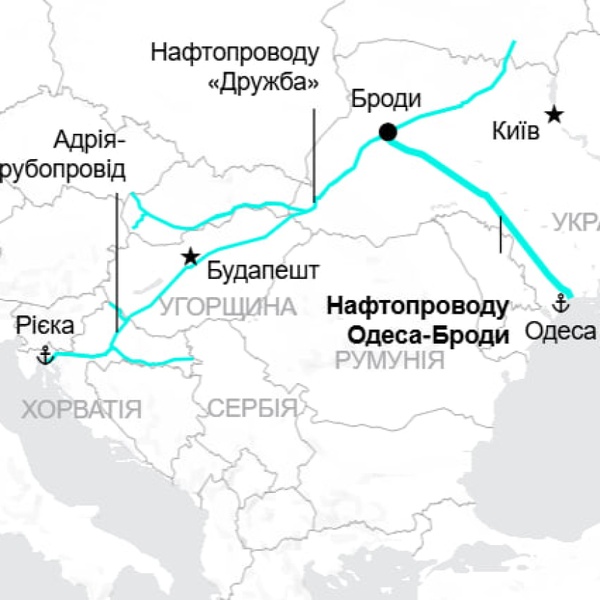 Угорщина відмовляється від російської нафти на користь Одеси