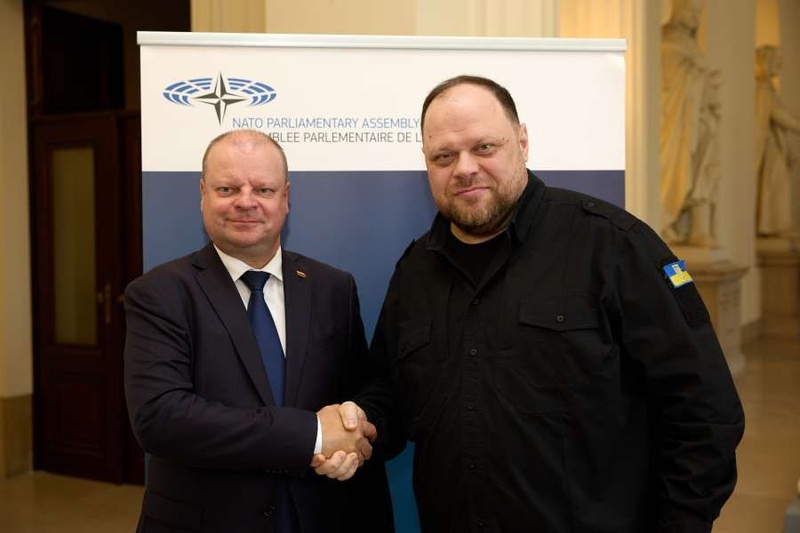 Руслан Стефанчук подякував Литві за підтримку України