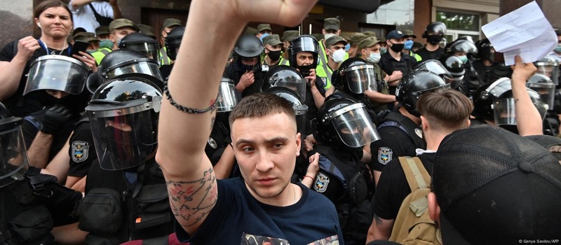 Затримання Людмили Ч. за замах на Сергія Стерненка