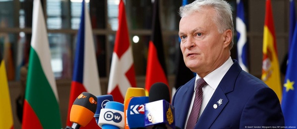 Науседа закликав до рішучих дій проти росії після візиту Мерца