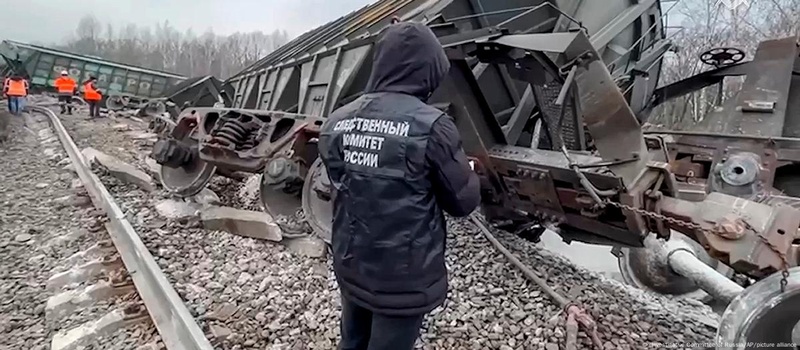 Під Мелітополем підірвали російський військовий потяг