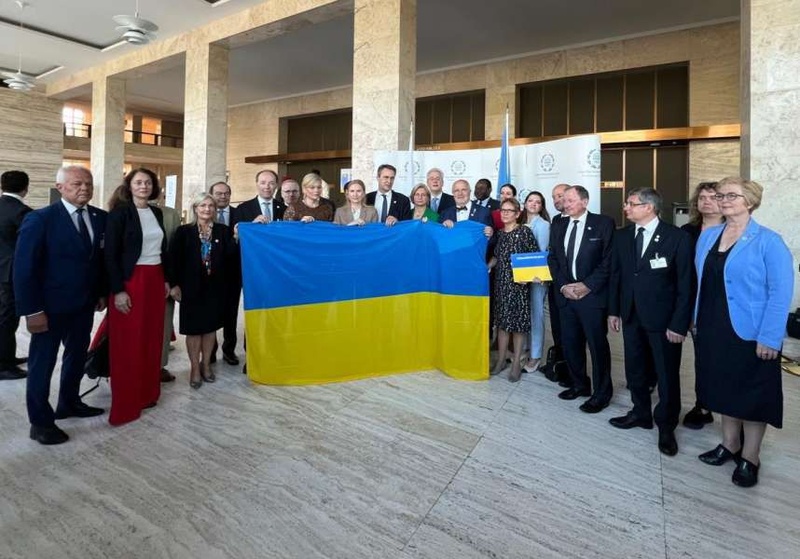 Олена Кондратюк протестує проти участі росії на саміті