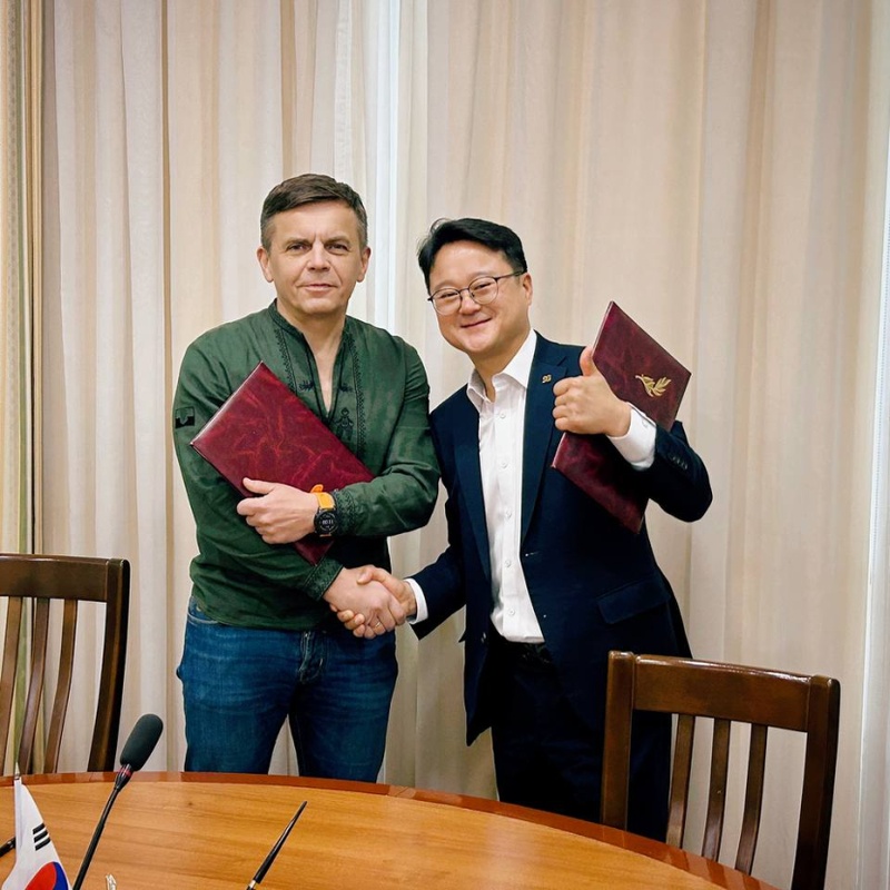 Корейська компанія SG підписала угоду з Україною про співпрацю