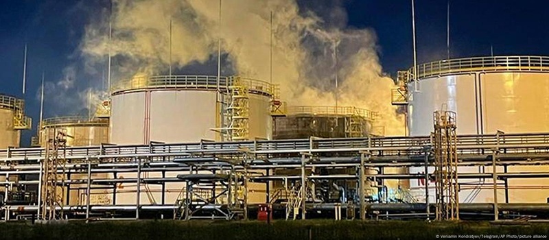 Дрони ГУР вразили Ільський НПЗ у Краснодарському краї
