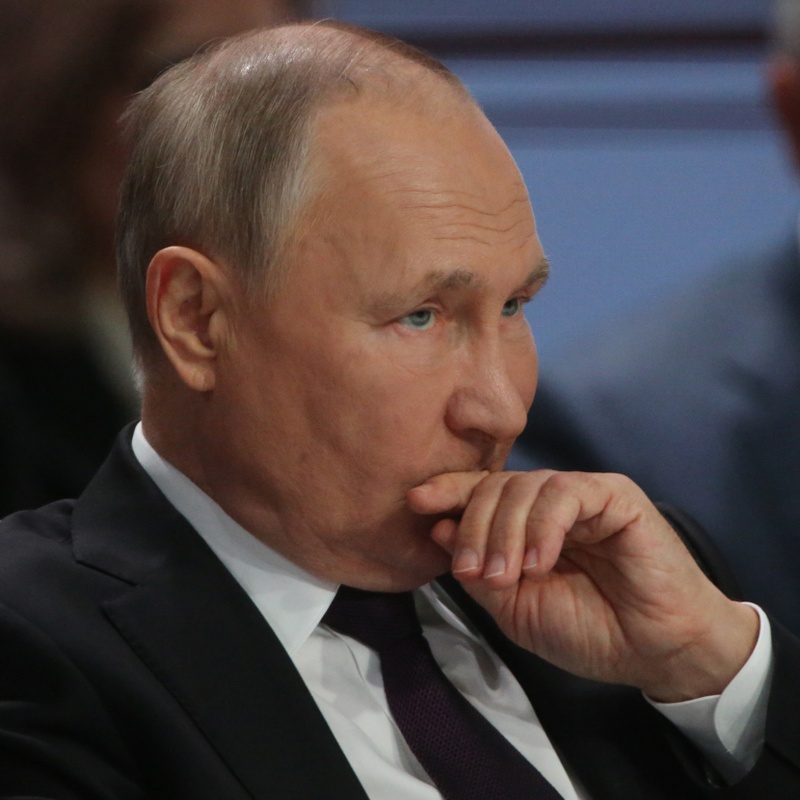 путін впевнений у захопленні чотирьох областей України до року